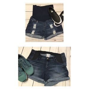 Maternity Shorts Size 8- Size L Sold Set of 2